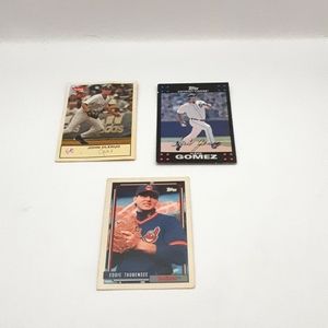Lot of 3 Baseball Cards